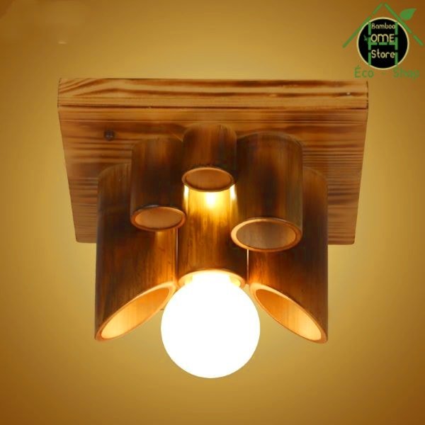 Flotté™ Plafonnier en bambou - BambooHomeStore