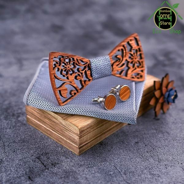 Liberty™ Nœud papillon en bois - BambooHomeStore