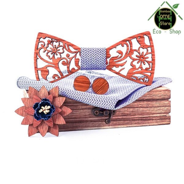 Liberty™ Nœud papillon en bois - BambooHomeStore