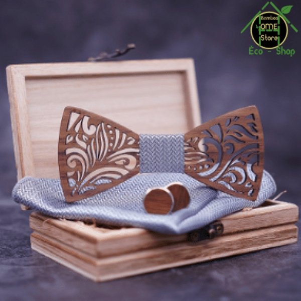 Liberty™ Nœud papillon en bois - BambooHomeStore