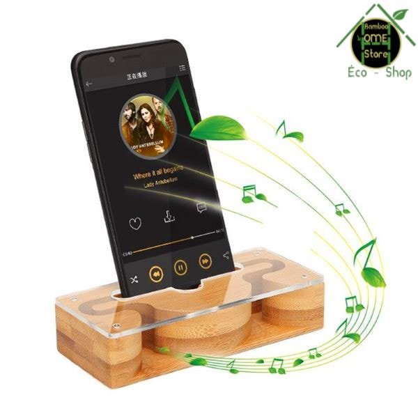 Power™ Enceintes naturelles en bambou - BambooHomeStore