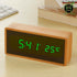 Tic-tac™ Réveil matin en bambou - BambooHomeStore