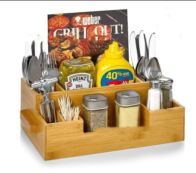 Bouteille en bambou pour sauce soja - Design élégant et hermétique