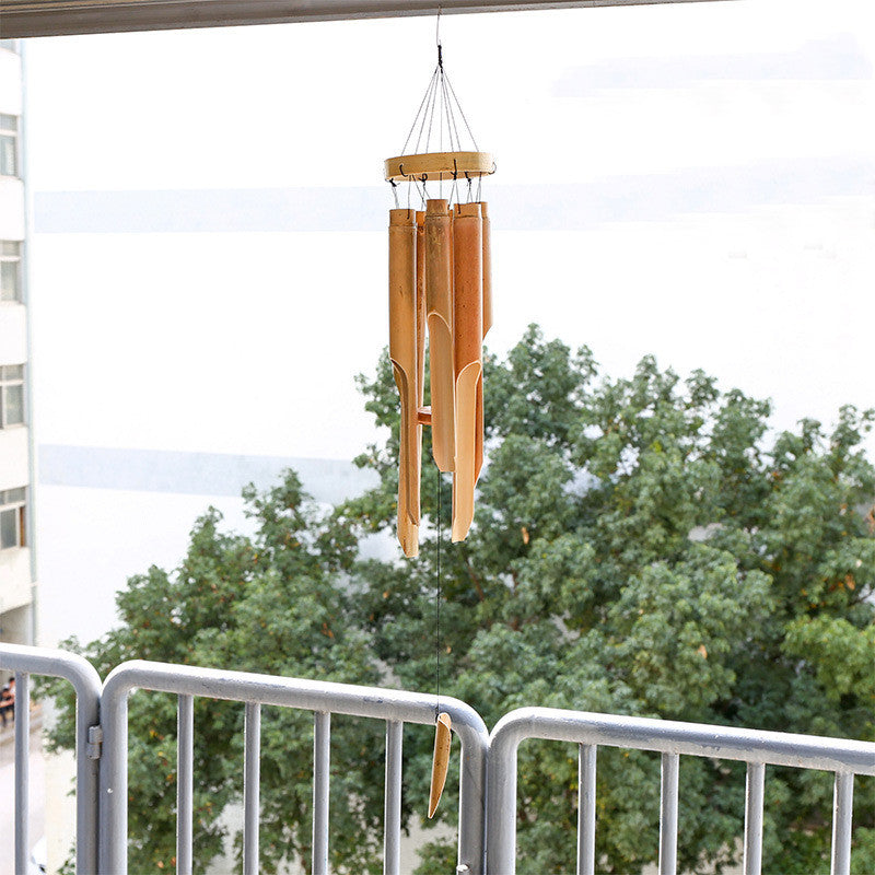 Carillons en bambou faits main - Accessoires créatifs et durables