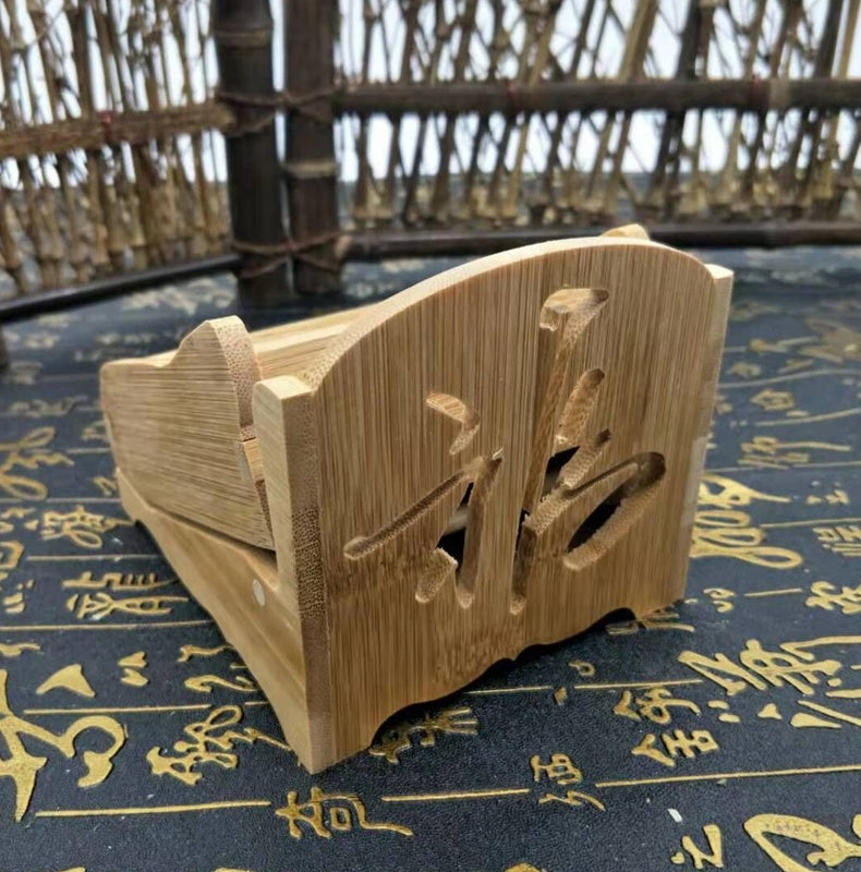 Boîte à cigarettes automatique en bambou - Design créatif et pratique