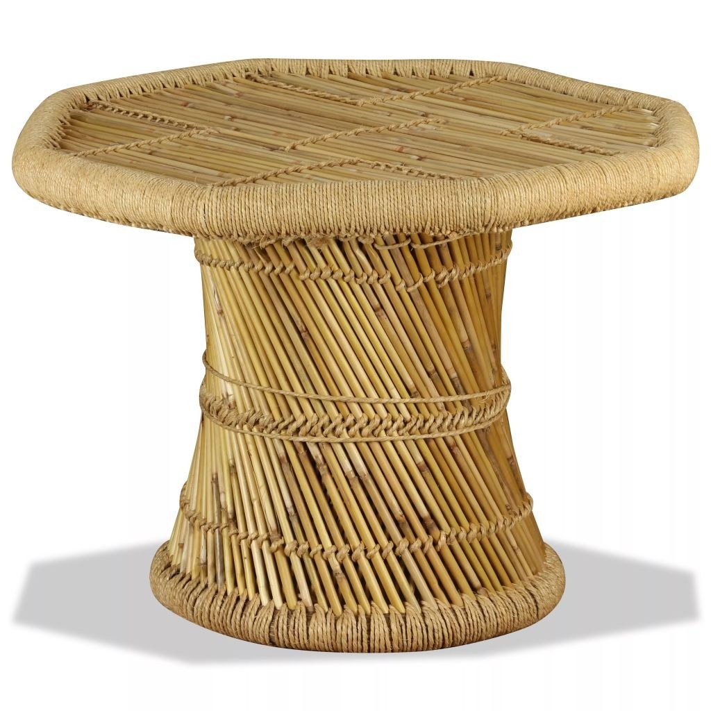 Mesa de centro octogonal Bamboo 60 x 60 x 45 cm