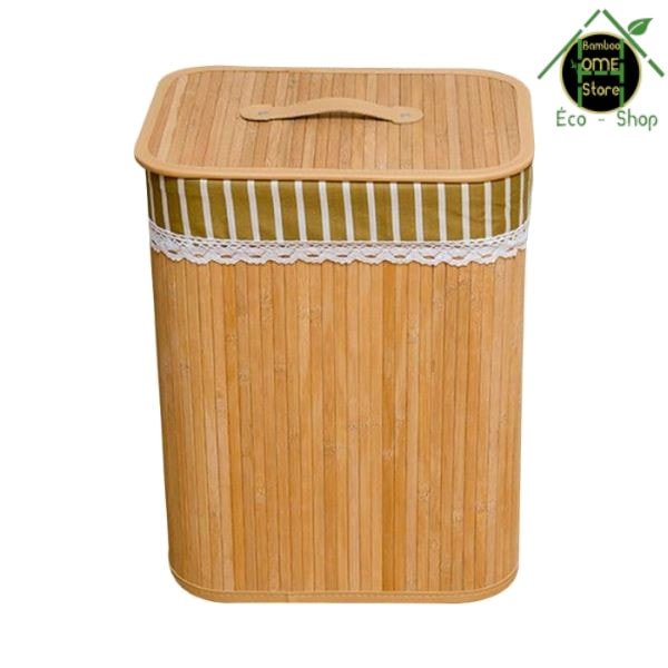 Basket­™ Panier à linge en bambou - BambooHomeStore