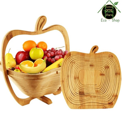 Corbeille de fruit design en bois, bambou ou métal