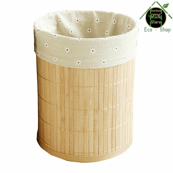 Gomi™ Corbeille à papier en bambou - BambooHomeStore