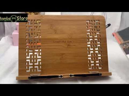 Atril para libros Sapōto™ en madera de bambú
