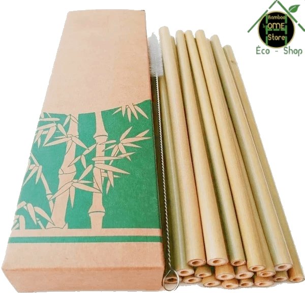 Wara™ Paille en bambou réutilisable - BambooHomeStore